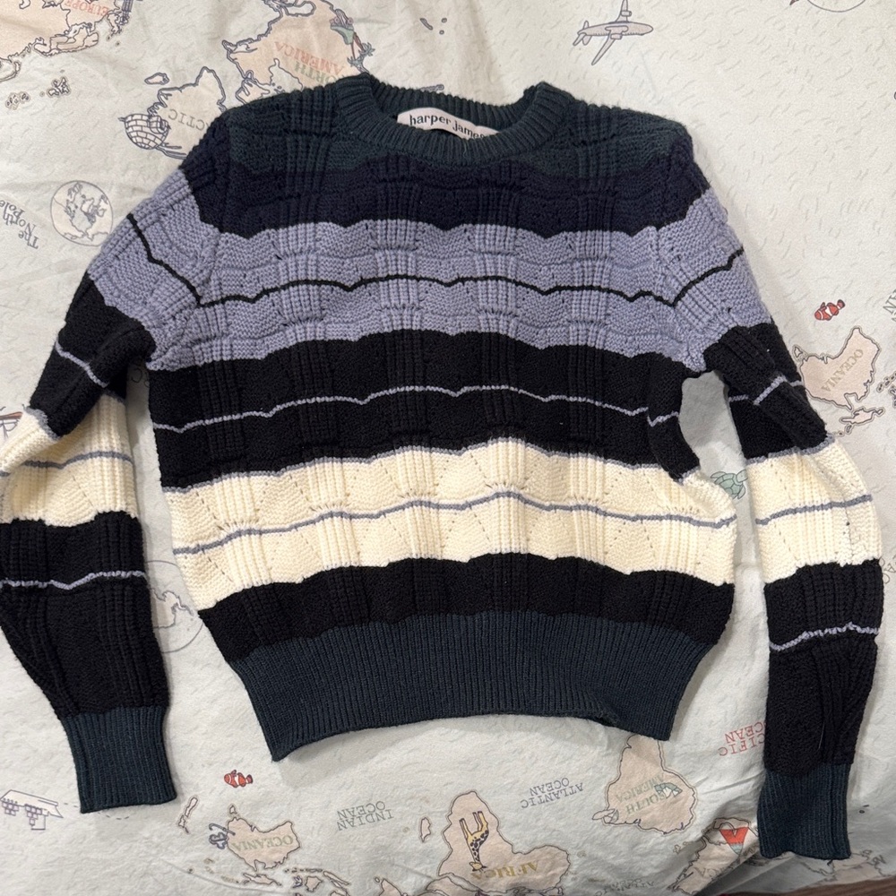 Harper James Navy Knit Sweater